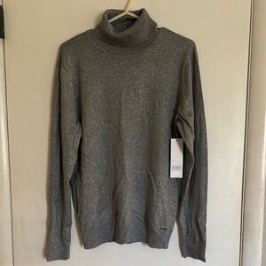Calvin Klein Gray Turtleneck Sweater NWT